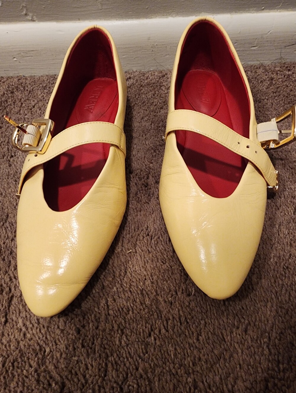 J.Crew Bea Mary Jane ballet flats in leather, Sz 8.5